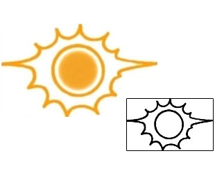 Sun Tattoo Astronomy tattoo | VVF-02513