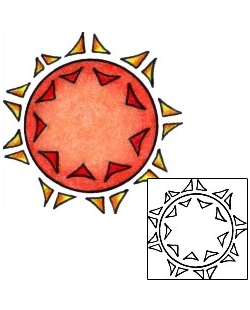 Sun Tattoo Astronomy tattoo | VVF-02519