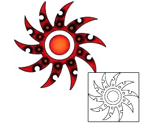 Sun Tattoo Astronomy tattoo | VVF-02528