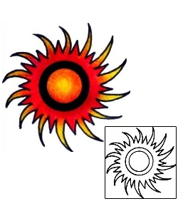 Sun Tattoo Astronomy tattoo | VVF-02533