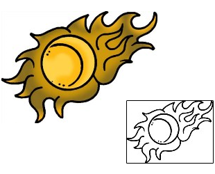 Sun Tattoo Astronomy tattoo | VVF-02539