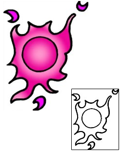 Sun Tattoo Astronomy tattoo | VVF-02542