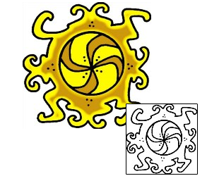 Sun Tattoo Astronomy tattoo | VVF-02559