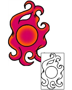 Sun Tattoo Astronomy tattoo | VVF-02562