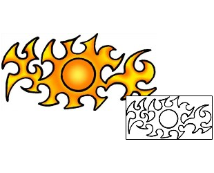 Sun Tattoo Astronomy tattoo | VVF-02576