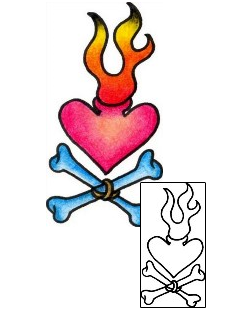 Sacred Heart Tattoo Religious & Spiritual tattoo | VVF-02661