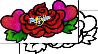 Heart Tattoo flower-tattoos-vivi-vvf-02707
