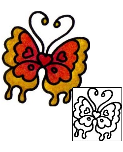 Butterfly Tattoo For Women tattoo | VVF-02710