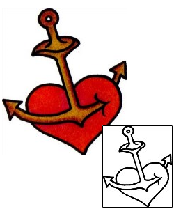 Anchor Tattoo For Women tattoo | VVF-02727