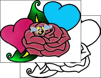 Heart Tattoo flower-tattoos-vivi-vvf-02759