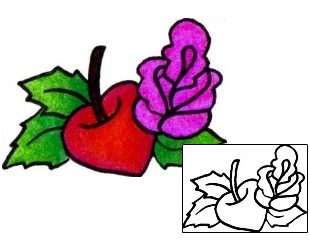 Cherry Tattoo Plant Life tattoo | VVF-02842