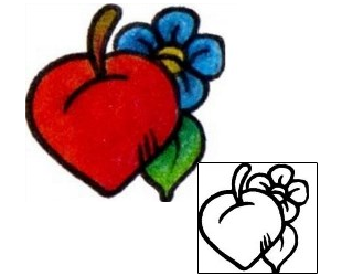 Heart Tattoo For Women tattoo | VVF-02947
