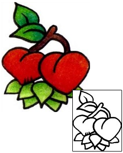 Cherry Tattoo For Women tattoo | VVF-02983