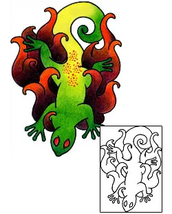 Lizard Tattoo Miscellaneous tattoo | VVF-03049