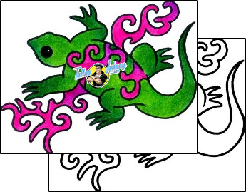 Gecko Tattoo reptiles-and-amphibians-gecko-tattoos-vivi-vvf-03059