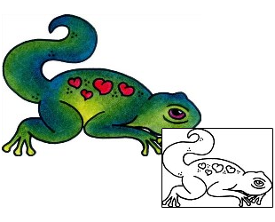 Lizard Tattoo Reptiles & Amphibians tattoo | VVF-03071