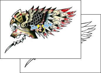 Wings Tattoo waf-00003