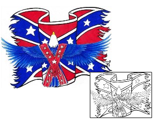 Patriotic Tattoo Animal tattoo | WHF-00012