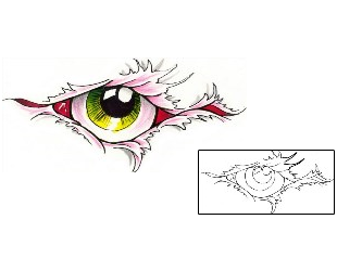 Eye Tattoo Horror tattoo | WHF-00045