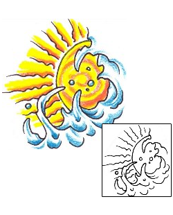 Sun Tattoo Astronomy tattoo | WHF-00051