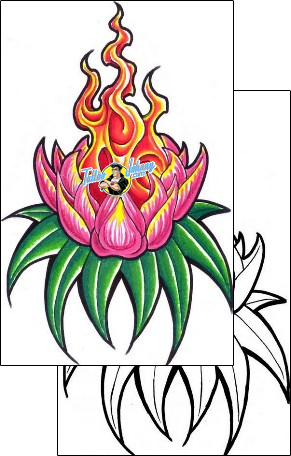 Fire – Flames Tattoo miscellaneous-fire-tattoos-will-harper-whf-00052