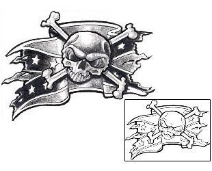 Flag Tattoo Ethnic tattoo | WHF-00118