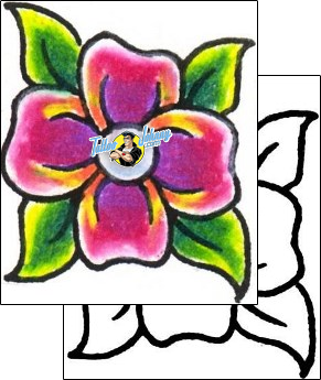 Flower Tattoo plant-life-flowers-tattoos-will-harper-whf-00149