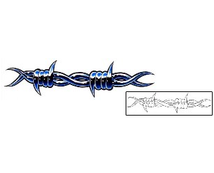 Barbed Wire Tattoo Specific Body Parts tattoo | WHF-00161