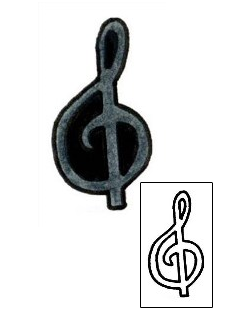 Music Tattoo Miscellaneous tattoo | WIF-00235