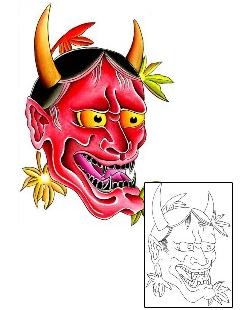 Devil - Demon Tattoo Horror tattoo | WKF-00014