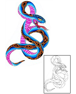 Reptile Tattoo Horror tattoo | WKF-00023