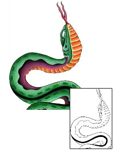Snake Tattoo Horror tattoo | WKF-00041
