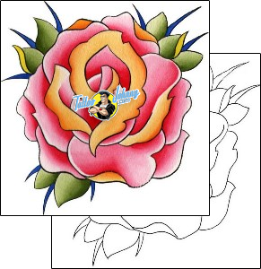 Rose Tattoo plant-life-rose-tattoos-steve-wickert-wkf-00047