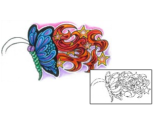Butterfly Tattoo For Women tattoo | WYF-00004
