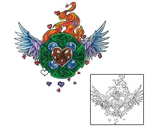 Irish Tattoo Religious & Spiritual tattoo | WYF-00035