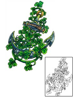 Irish Tattoo Plant Life tattoo | WYF-00051