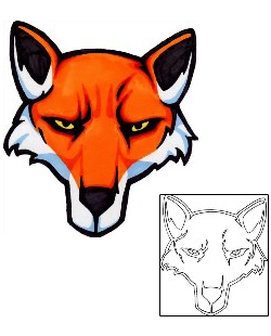 Fox Tattoo Animal tattoo | X2F-00012