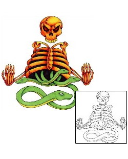 Snake Tattoo Horror tattoo | X2F-00021