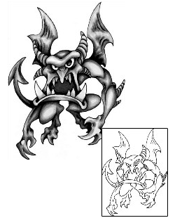 Gargoyle Tattoo Mythology tattoo | X2F-00043