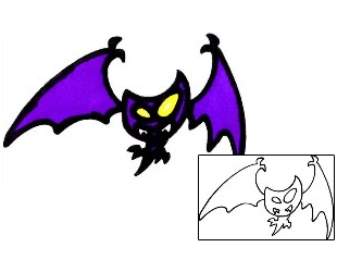 Bat Tattoo Animal tattoo | X2F-00069