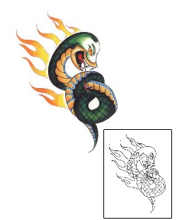 Snake Tattoo Miscellaneous tattoo | ZLF-00028