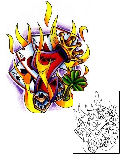 Card Tattoo Miscellaneous tattoo | ZMF-00002