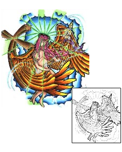 Angel Tattoo For Women tattoo | ZMF-00047