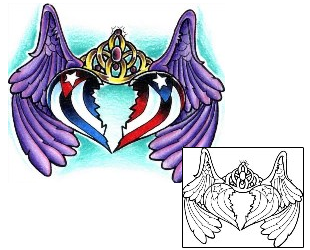 Wings Tattoo For Women tattoo | ZMF-00061