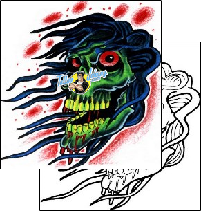 Horror Tattoo horror-tattoos-mike-rodriguez-zmf-00070