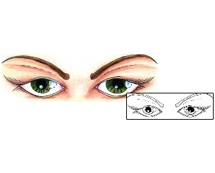 Eye Tattoo Miscellaneous tattoo | ZMF-00078