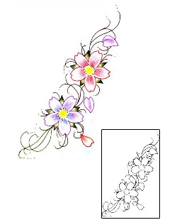Cherry Blossom Tattoo Plant Life tattoo | ZZF-00017