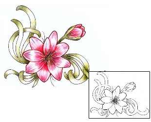 Flower Tattoo Plant Life tattoo | ZZF-00020
