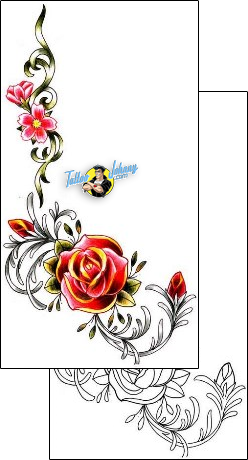 Rose Tattoo plant-life-rose-tattoos-zaza-zzf-00022