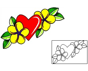 Plumeria Tattoo Miscellaneous tattoo | x1F-00066